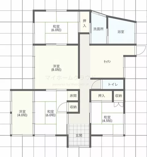 Kikuchi City, Suimachi Yoshitomi (Miyoshi Station) Single-story 5DK