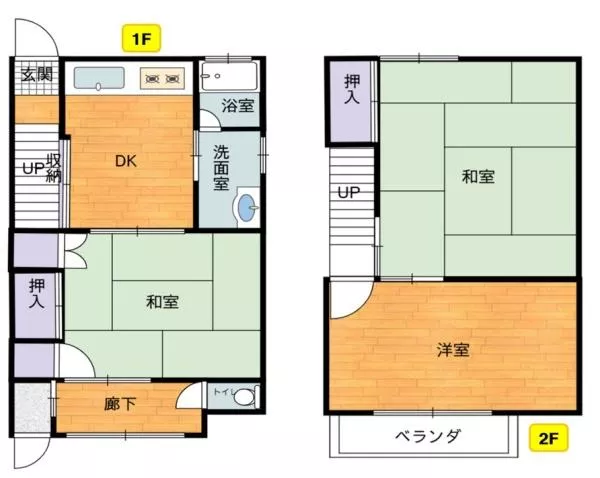 Kasugai City Tamano-cho (Kozu-ji Station) 2-story building 3DK