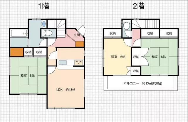 Machida City, Yamazaki-cho (Machida Station) 2-story building 3LDK