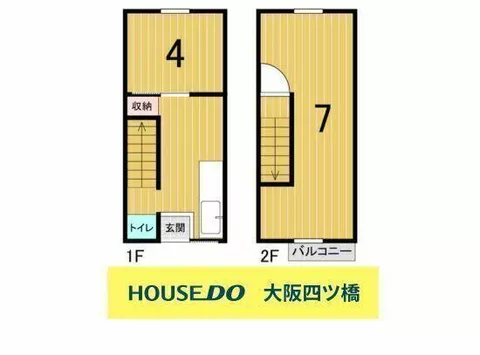 Benten 3-chome, Minato Ward, Osaka City (Asashiobashi Station) 2-story 2K - Image 2