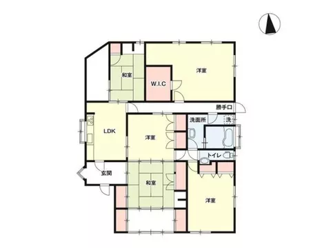 ☆Spacious land of approximately 171 tsubo☆5LDK used house☆Within a 15-minute walk to elementary and middle schools☆