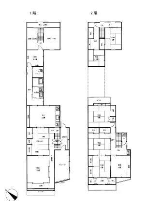 Hamamatsu City, Tenryu Ward, Sakuma Town Urakawa (Urakawa Station) 2-story building 9DK