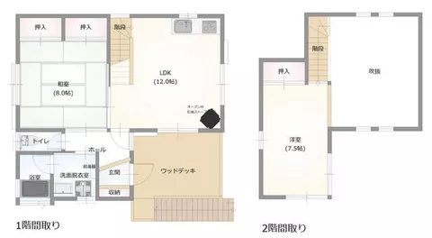 Gujo City, Takawashi Town, Oowashi, 2-story, 2LDK - Image 2