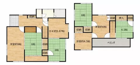 Kurashiki City, Tamashima Kashiwajima (Kankou Station) 2-story building 7DK