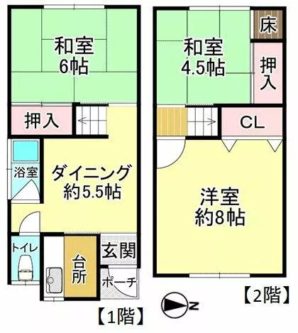 Fujiidera City, Oi 4-chome (Hajinosato Station) 2-story 3DK