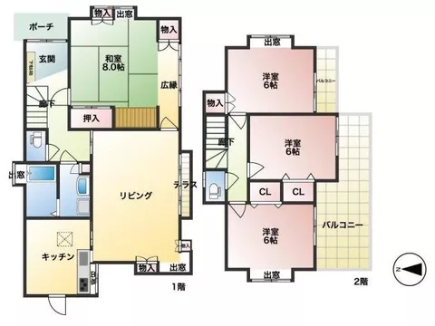 Enjoy reading or café time leisurely on a spacious balcony♪ - Image 3