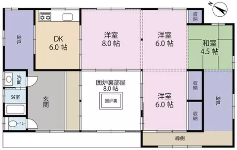 1-story building, 5SDK in Nose, Nagahama City (Kawagoe Station)