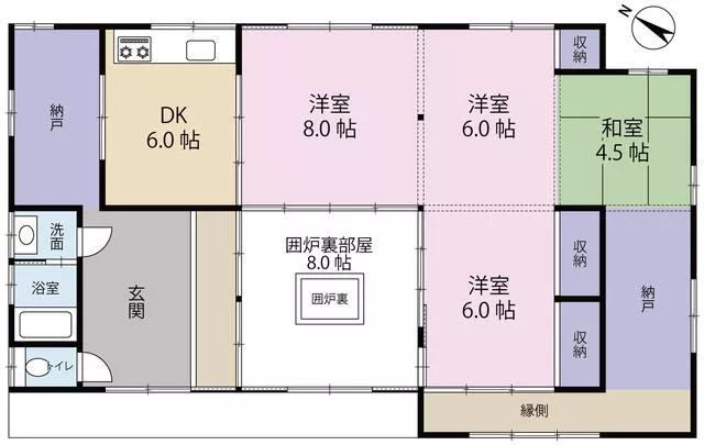 1-story building, 5SDK in Nose, Nagahama City (Kawagoe Station)