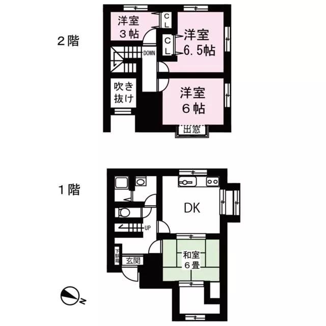 Nagaoka City, Kawaguchi Nakayama (Echigo Kawaguchi Station) 2-story 4DK