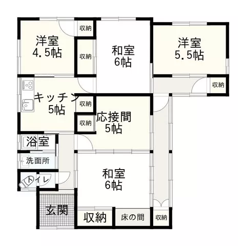 Matsusaka City, Uichigaku Town (Matsusaka Station), Single-story building, 5K