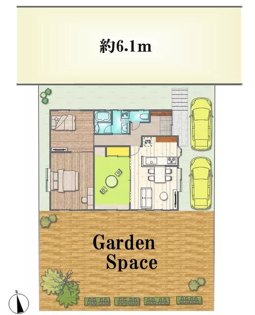Sendai City, Aoba Ward, Miyagidai 4-chome (Rikuzen-Ochiai Station), single-story, 3LDK