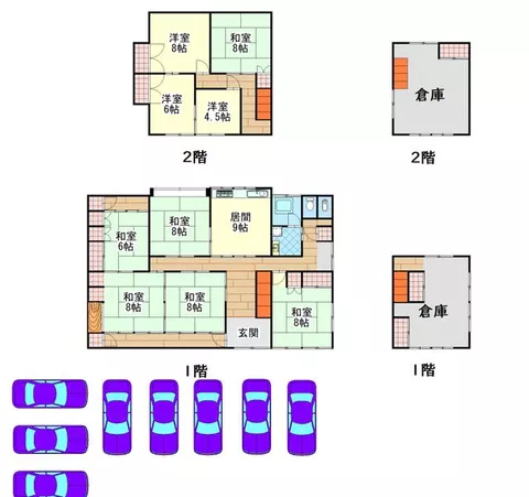 9K, 2-story building in Hane, Yokkaichi City (Utabu Station) - Image 3