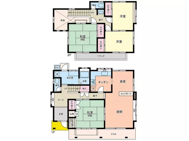 Parking for 2 cars available (depending on the vehicle type)! South-facing with good sunlight! A bright home with a sense of openness.
