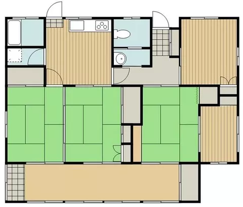 Ebino City, Oaza Oda (Ebino Station) Single-story building 5DK
