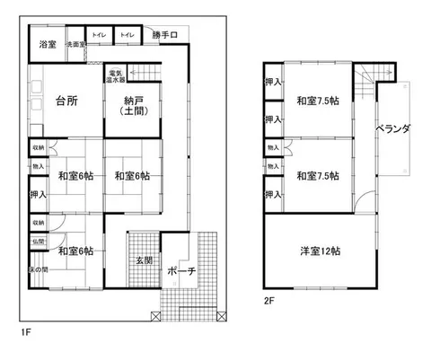 Yamabe, Yamagata, Higashimurayama-gun (Uzen-Yamabe Station) 2-story 6SDK