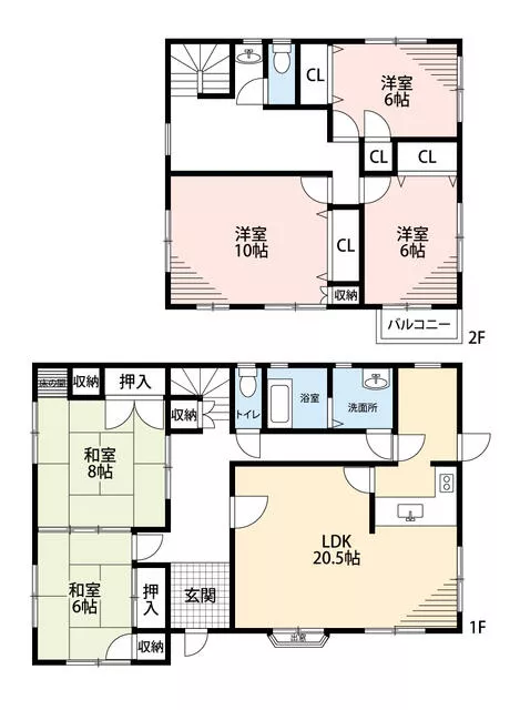 Soma District, Shinchi Town, Yachigoya, Kamino-dai (Shinchi Station) 2-story 5LDK