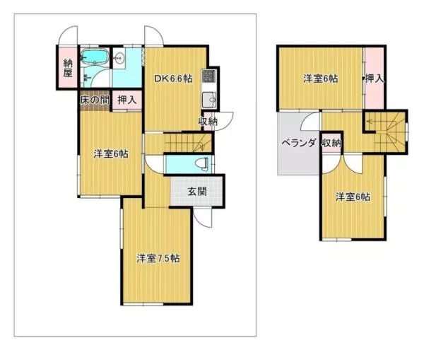 Ikoma-gun Ando-cho Oaza Nishiando (Horyuji Station) 2-story 4DK