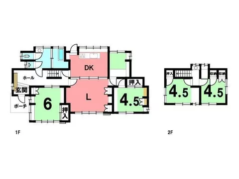 7 minutes on foot from Kamei Station, 9 minutes on foot to Shimizu Elementary School. A spacious 81 tsubo lot with 5LDK.