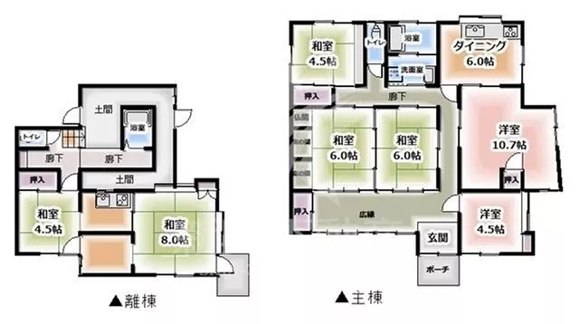Yamanokuchi Town, Miyakonojo City, 1-story, 4DK