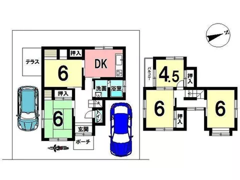 Recommended for those looking for a used house with parking for 2 cars in the Meiji Kita Elementary School area♪