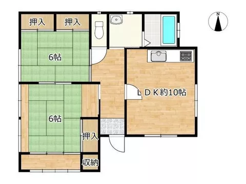 [Open House Scheduled] Exterior renovation planned / Single-story / Parking for 2 cars / Front road width approximately 6.1m /