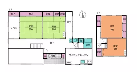 Fukui City, Nanseimata Town (Echizen Ono Station), 2-story, 5DK - Image 2