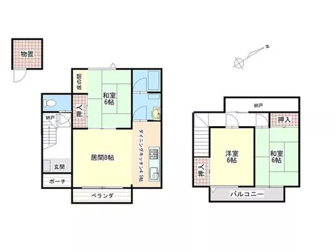 Quiet residential area, parking for 3 cars available! Comfortable living with air conditioning and storage room - Image 2