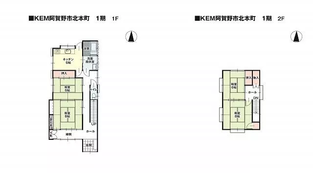 Agano City, Kitamoto Town (Suibara Station), 2-story, 4DK