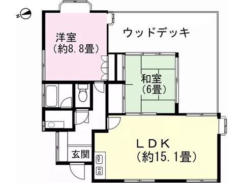 A compact single-story villa. All rooms have two sides of sunlight.