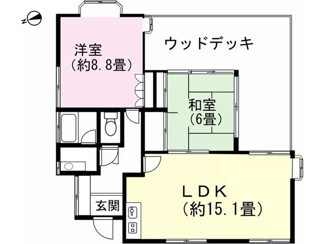 A compact single-story villa. All rooms have two sides of sunlight.