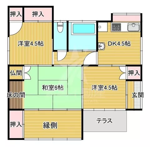Miyakonojo City, Takao 5-chome Single-story building 3DK