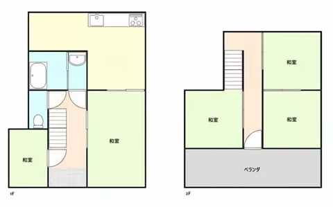 Fuchu City, Deguchi-cho (Fuchu Station) 2-story building, 5DK - Image 2