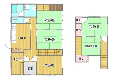 Isahaya City, Ogawa Town (Sachi Station) 2-story building 6DK