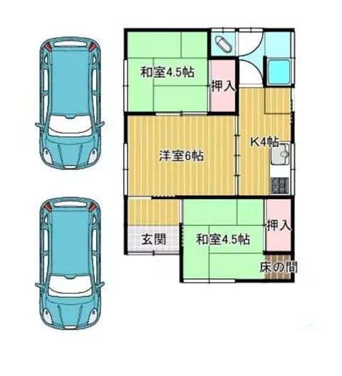 Wakayama-city Matsushima （Kii-Nakanoshima station） Single story house 3K

1.5 million yen