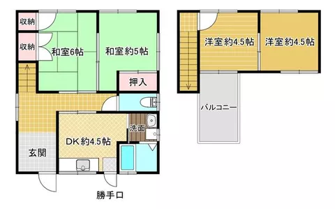 Kizugawa City, Yamashiro Town, Hirao Kitagakuchi (Tanakura Station), 2-story, 4DK