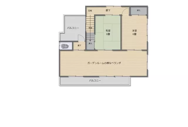Nobeoka City, Tomiyama-cho (Nobeoka Station), 2 stories above ground and 1 basement, 6DK