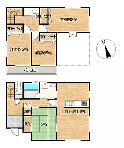 Used single-family home in Ishioka City, Higashitanaka