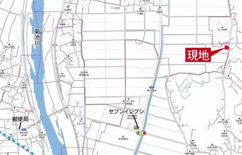 Tamana City, Yamabeda, single-story building, 5DK