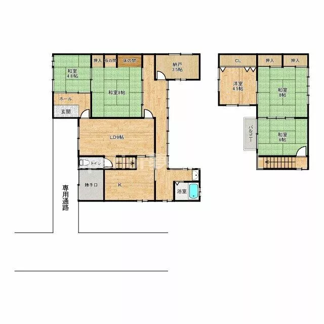 Ōtsu City, Zeze 1-chome (Zeze Station) 2-story 5SLDK