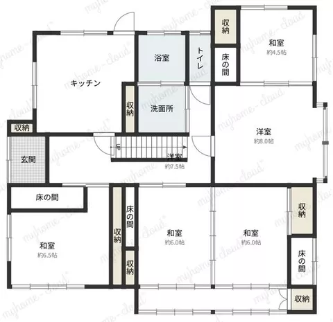 Iwaki City, Joban Kamiyu Nagahama Town, Yudai-do (Yumoto Station) 2-story 7K