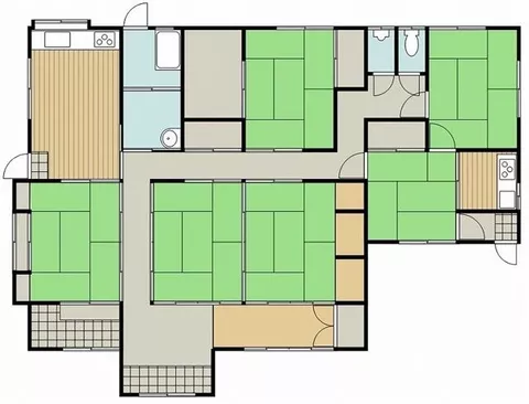 Takahara Town, Nishimorokata District, Oaza Nishifumoto (Takahara Station) Single-story building 6SDK