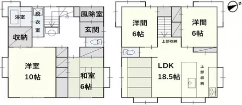 Aomori City, Akasaka 2-chome (Tsutsui Station) 2-story 4LDK