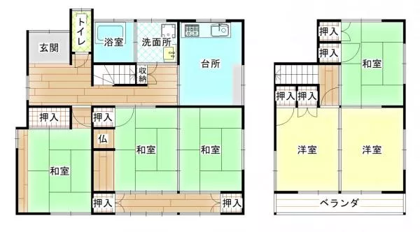 Miyakonojo City, Kamichōri Town (Miyakonojo Station) 2-story building 6DK