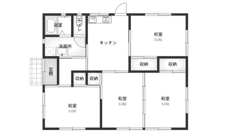 Miyakonojō City, Minamitakaomachi (Isoichi Station) Single-story building 4DK - Image 2