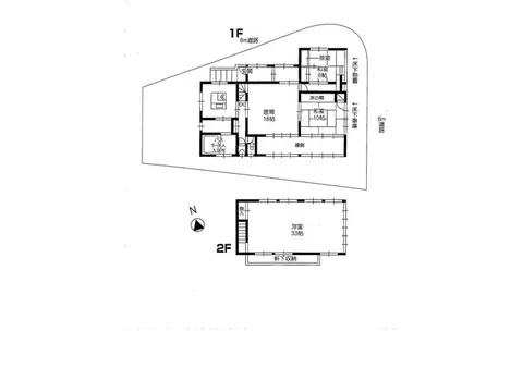 A bathroom that can accommodate 5 to 6 people, an island kitchen, and a 33-tatami mat wide room on the second floor, for relaxation - Image 1