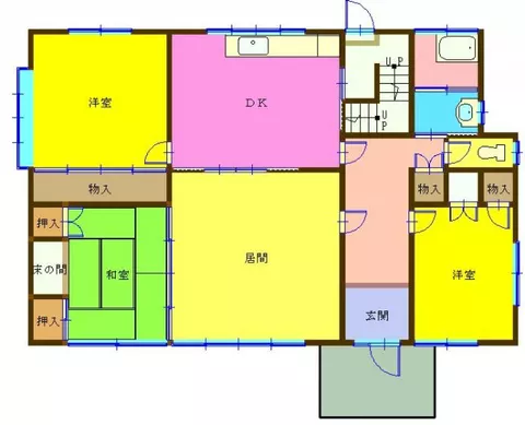 Kasugai City, Momoyama-cho (Katsukawa Station) 2-story building 3LDK