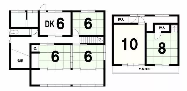 Ogi City, Ogi Town Hatada (Ogi Station) 2-story 5DK