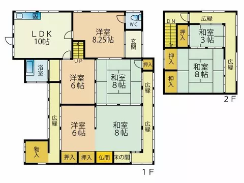 Kyoto District Miyako Town Yoshioka (Chikujo Station) 2-story 7LDK