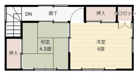 Fukushima City, Sasakino, Hayashisai (Sasakino Station), 2-story, 5K