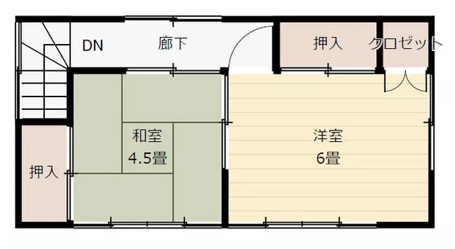 Fukushima City, Sasakino, Hayashisai (Sasakino Station), 2-story, 5K